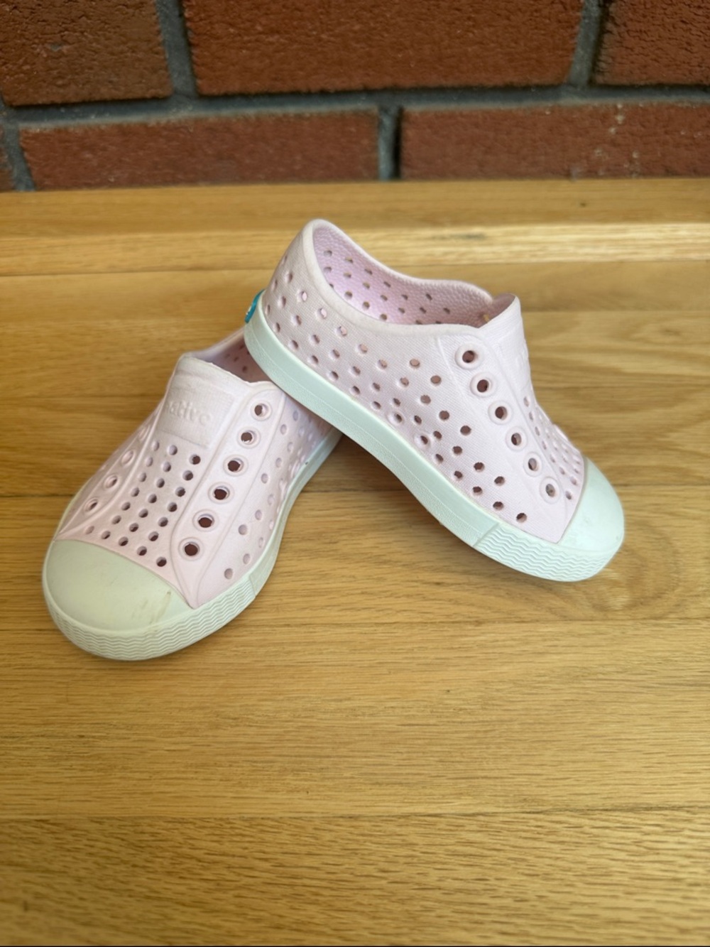 Native Kids Slip-On Water-Resistant Sneakers - Pink Child 5